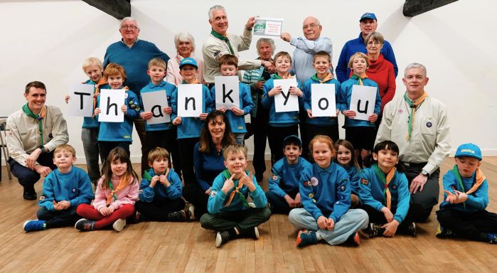 Thankyou from the scouts