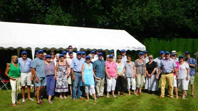 Some of our members on a hot sunny day in 2017